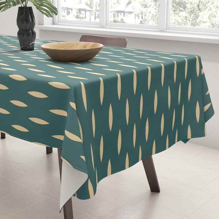 Minimalist Dash Pattern Casvani Tablecloth Gallery Image 3
