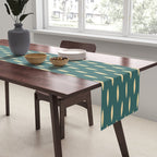 Minimalist Dash Pattern Casvani Table Runner Gallery Image 2