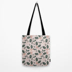 Holly-days . Light Blush Tote Bag Gallery Image 2