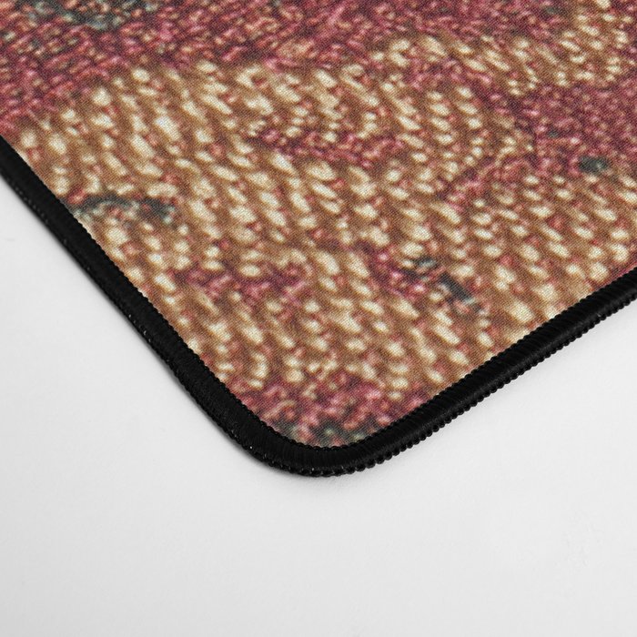 Antique Distressed Red Silk with Palmettes and Birds Desk Mat Gallery Image 4