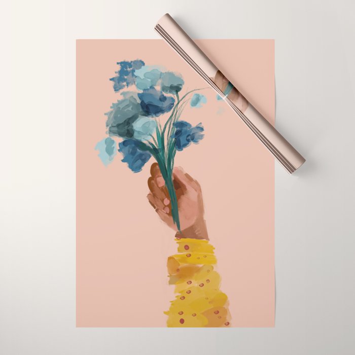 The Floral Feeling Wrapping Paper Gallery Image 1