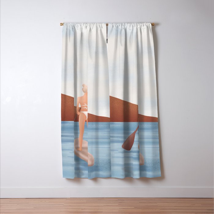 Summer Vacation II Window Curtain Gallery Image 3
