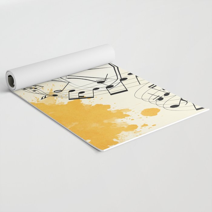 Abstract Minimal Musical Instrument 2 Yoga Mat Gallery Image 2