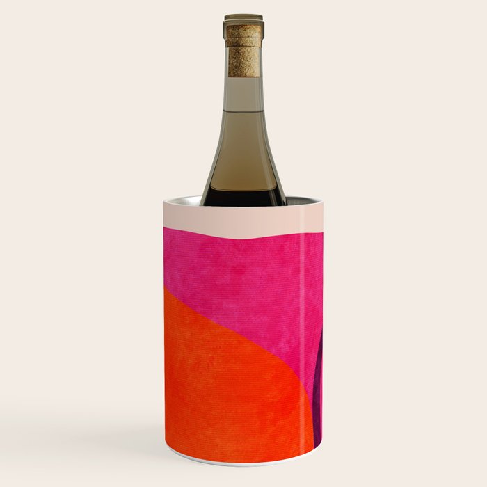 relations - shapes minimal painting abstract Wine Chiller Gallery Image 1