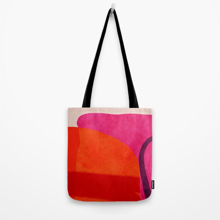 relations - shapes minimal painting abstract Tote Bag Gallery Image 2