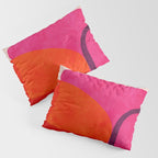 relations - shapes minimal painting abstract Pillow Sham Gallery Image 3