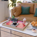 relations - shapes minimal painting abstract Serving Tray Gallery Image 2