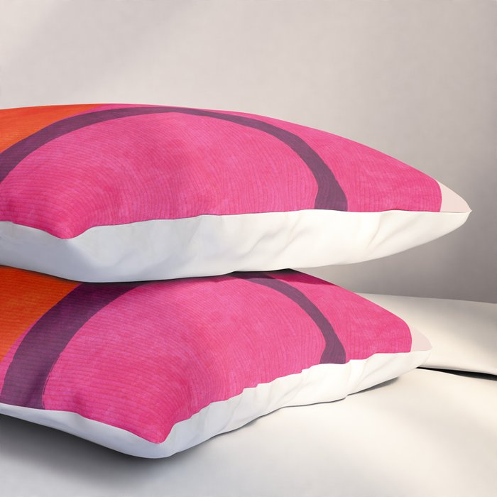 relations - shapes minimal painting abstract Pillow Sham Gallery Image 3