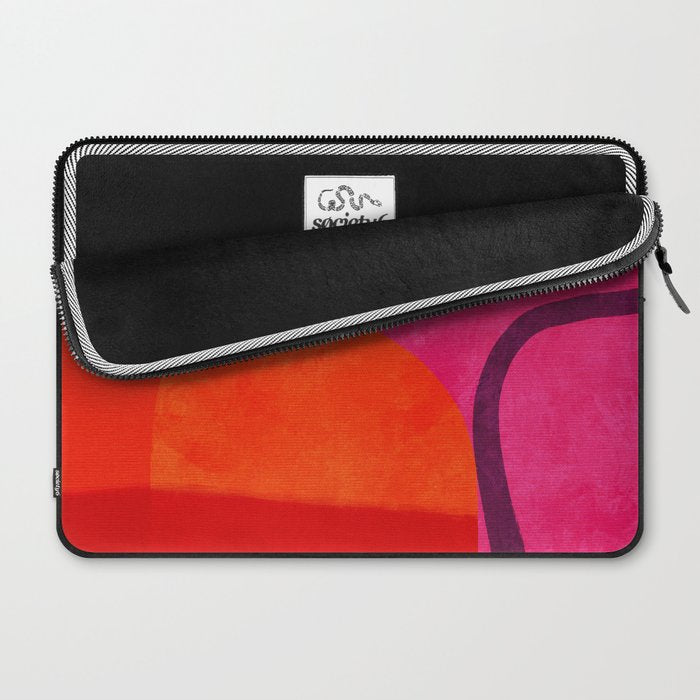 relations - shapes minimal painting abstract Laptop Sleeve Gallery Image 2