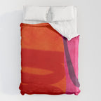 relations - shapes minimal painting abstract Duvet Cover Gallery Image 6