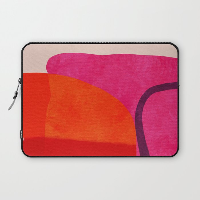 relations - shapes minimal painting abstract Laptop Sleeve Gallery Image 1