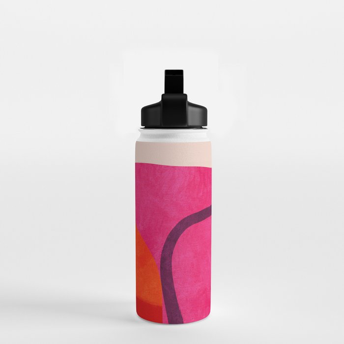 relations - shapes minimal painting abstract Water Bottle Gallery Image 2