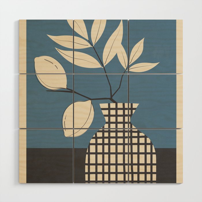 Lemon Stillness 3 Wood Wall Art Gallery Image 1