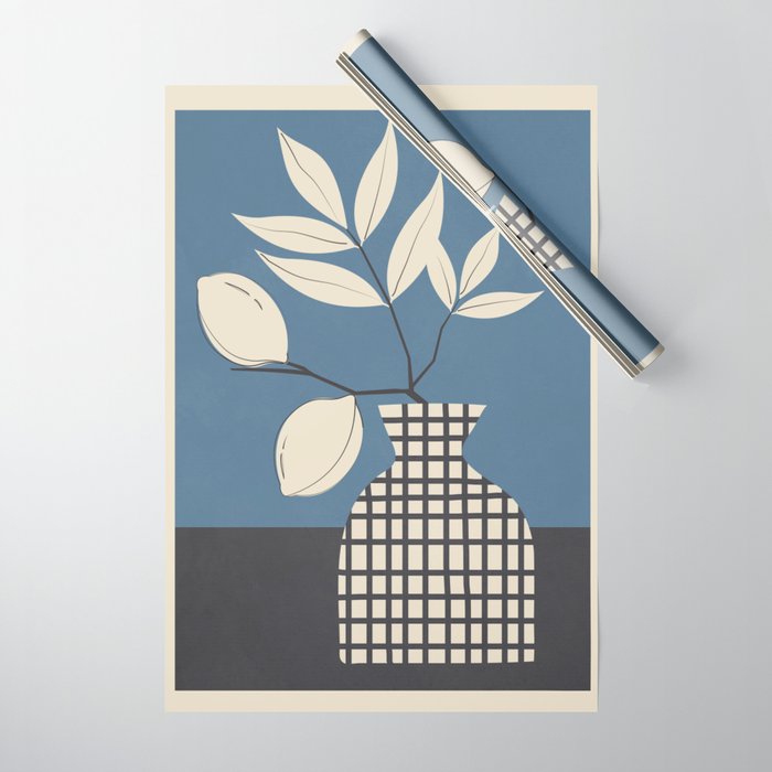 Lemon Stillness 3 Wrapping Paper Gallery Image 1