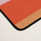 Colorful Stripes in Orange, Green, Pale Pink, and Baby Blue Desk Mat Gallery Image 4