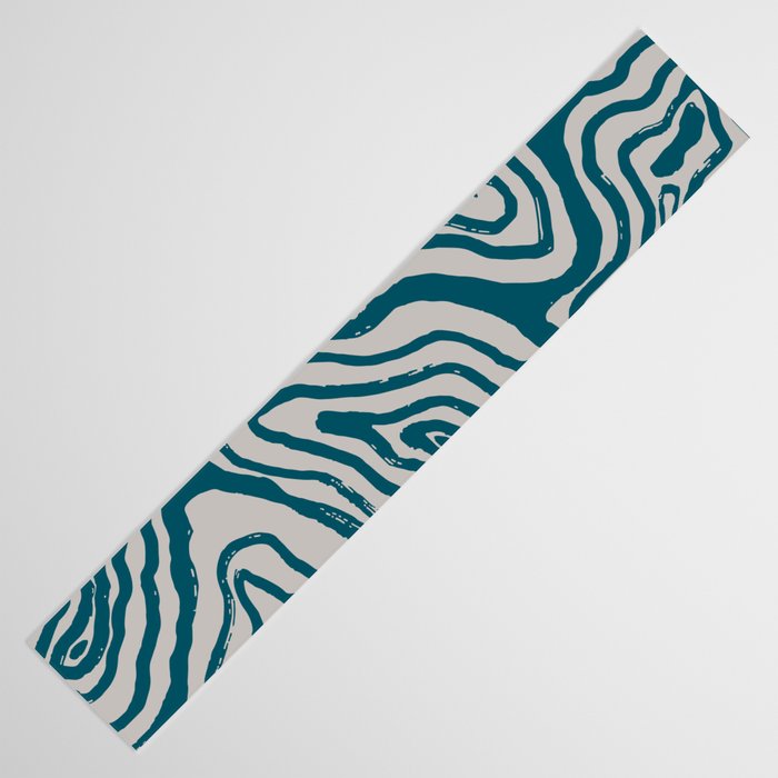 Aquamarine Brush Rivers Table Runner Gallery Image 3