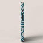 Aquamarine Brush Rivers iPhone Case Gallery Image 2