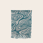 Aquamarine Brush Rivers Wall Hanging Gallery Image 1