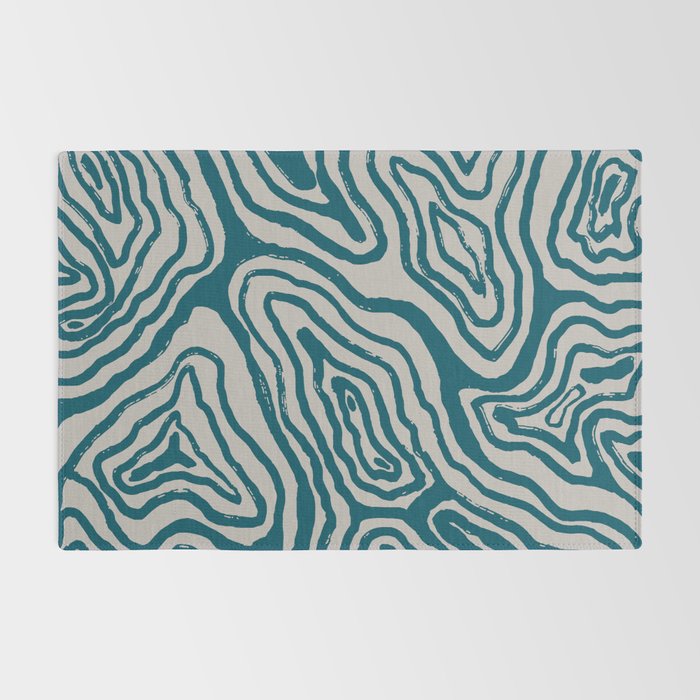Aquamarine Brush Rivers Rug Gallery Image 2