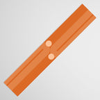 Mid Century Modern Geometric 194 in Orange Shades Table Runner Gallery Image 3