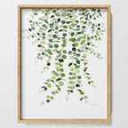 Eucalyptus Watercolor 8 Serving Tray Gallery Image 1