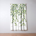 Eucalyptus Watercolor 8 Window Curtain Gallery Image 3