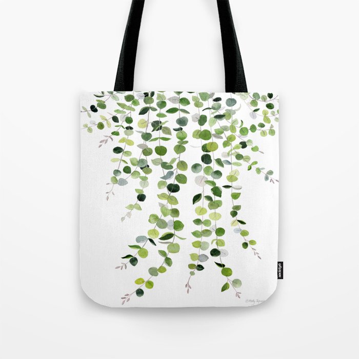 Eucalyptus Watercolor 8 Tote Bag Gallery Image 1