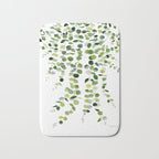 Eucalyptus Watercolor 8 Bath Mat Gallery Image 1