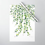 Eucalyptus Watercolor 8 Wrapping Paper Gallery Image 1