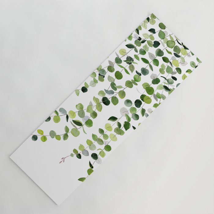 Eucalyptus Watercolor 8 Yoga Mat Gallery Image 1