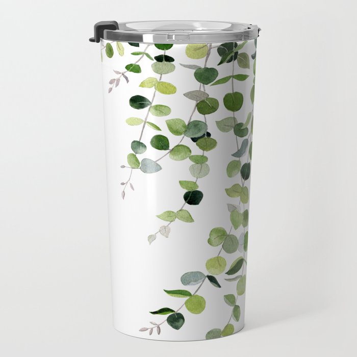 Eucalyptus Watercolor 8 Travel Mug Gallery Image 3