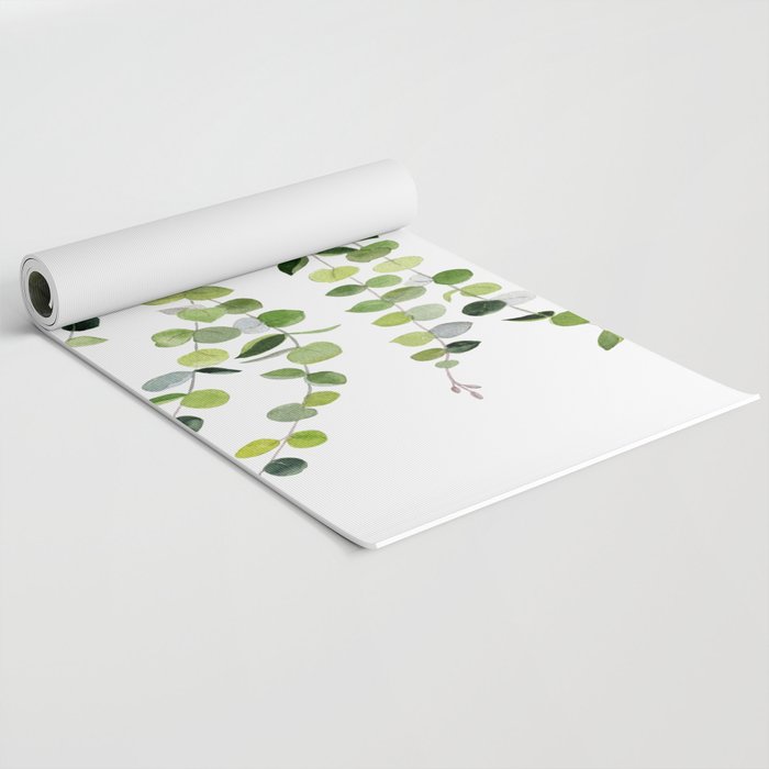 Eucalyptus Watercolor 8 Yoga Mat Gallery Image 2
