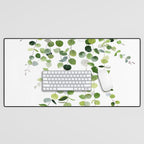 Eucalyptus Watercolor 8 Desk Mat Gallery Image 1