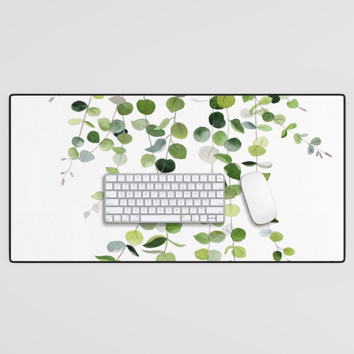 Eucalyptus Watercolor 8 Desk Mat Gallery Image 1