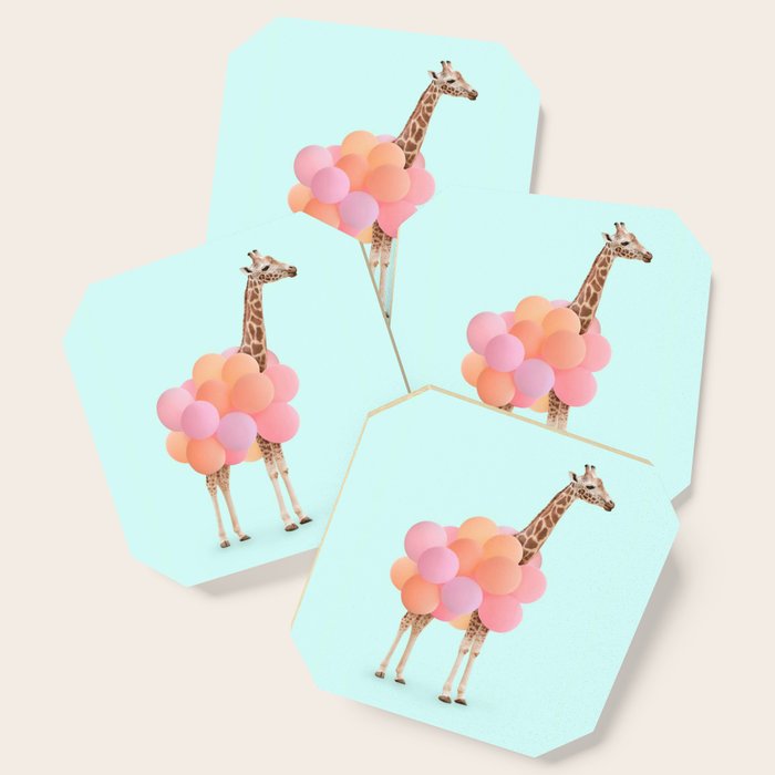 GIRAFFE PARTY Coaster Gallery Image 1