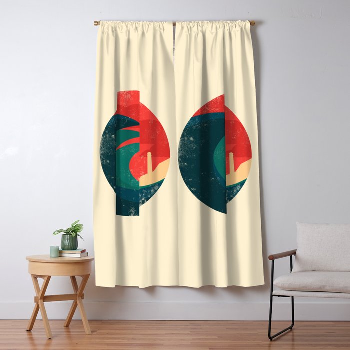 The wild ocean Window Curtain Gallery Image 5