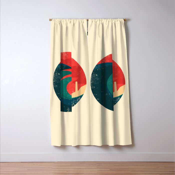 The wild ocean Window Curtain Gallery Image 3