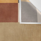 Modern Geometric Terra Beige Mustard Abstract Wall Tapestry Gallery Image 3