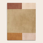 Modern Geometric Terra Beige Mustard Abstract Notebook Gallery Image 4