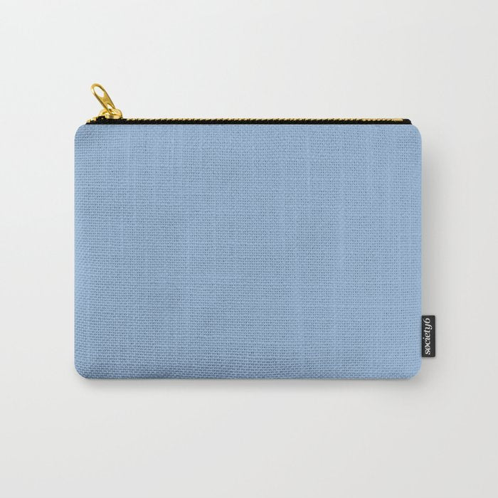 Blue Bell light pastel solid color Carry All Pouch Gallery Image 1