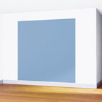 Blue Bell light pastel solid color Wall Mural Gallery Image 2