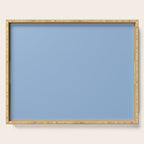 Blue Bell light pastel solid color Serving Tray Gallery Image 1