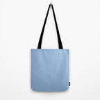Blue Bell light pastel solid color Tote Bag Gallery Image 2
