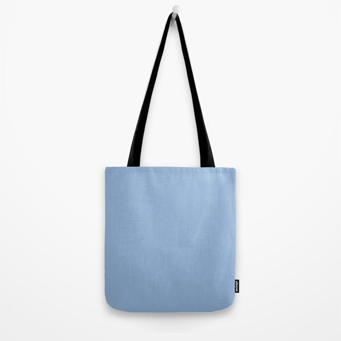Blue Bell light pastel solid color Tote Bag Gallery Image 2