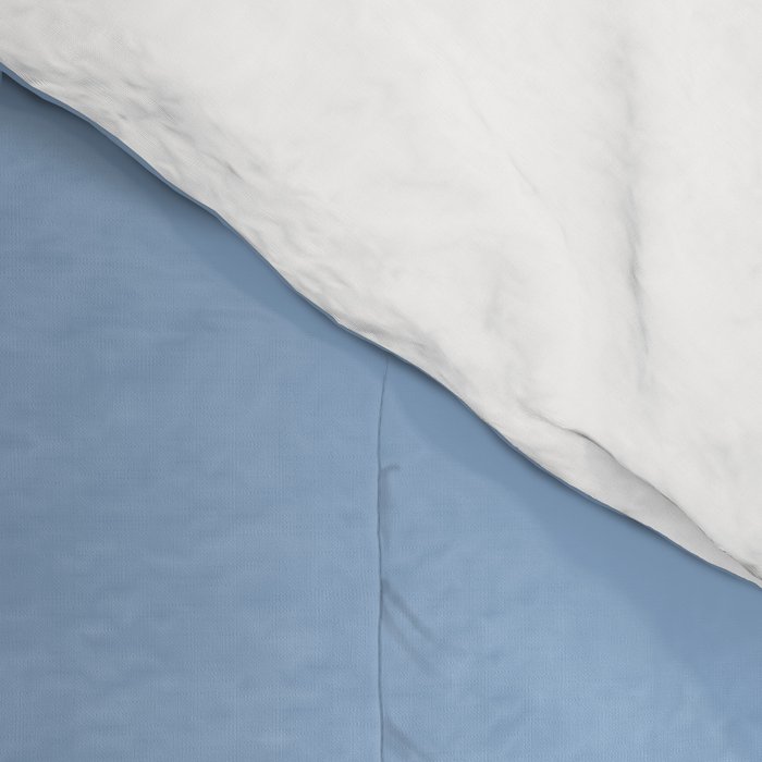 Blue Bell light pastel solid color Comforter Gallery Image 4