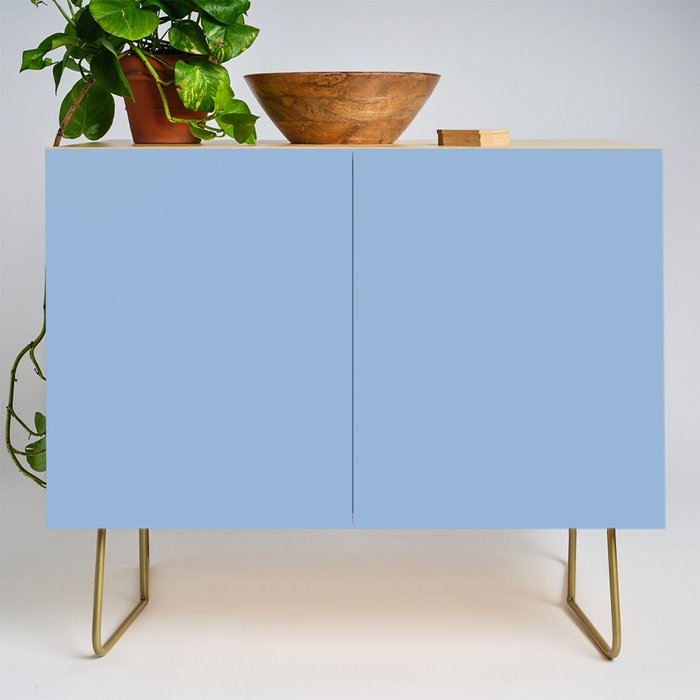 Blue Bell light pastel solid color Credenza Gallery Image 1