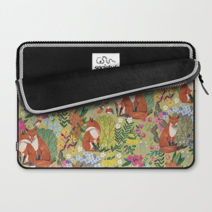 fox pattern Laptop Sleeve Gallery Image 2