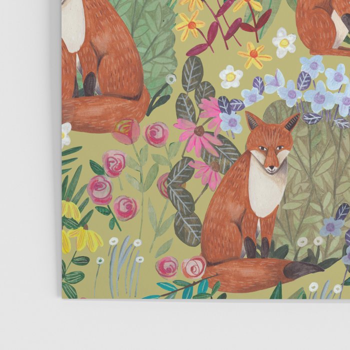 fox pattern Poster Gallery Image 3