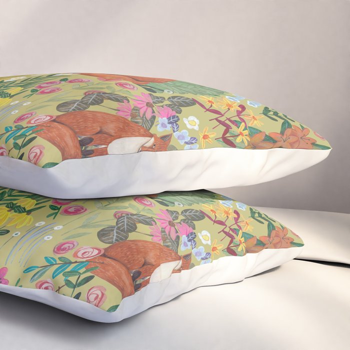 fox pattern Pillow Sham Gallery Image 3