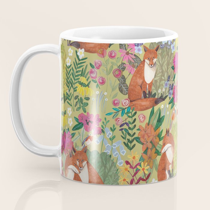 fox pattern Coffee Mug Gallery Image 3